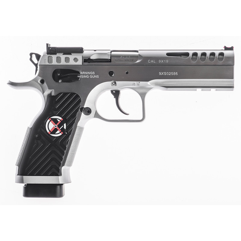 PISTOLET TANFOGLIO STOCK MASTER XTREME 9X19 CHROME