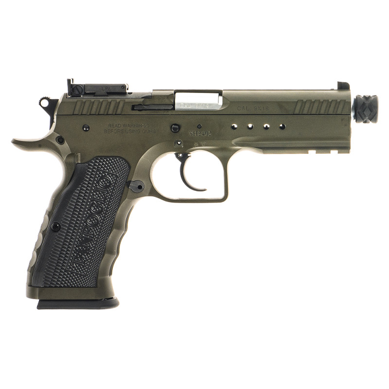 PISTOLET TANFOGLIO TACTICAL PRO 9X19 GREEN