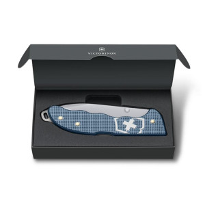 COUTEAU VICTORINOX EVOKE ALOX GLACIAL BLUE - EDITION LIMITÉE 2026