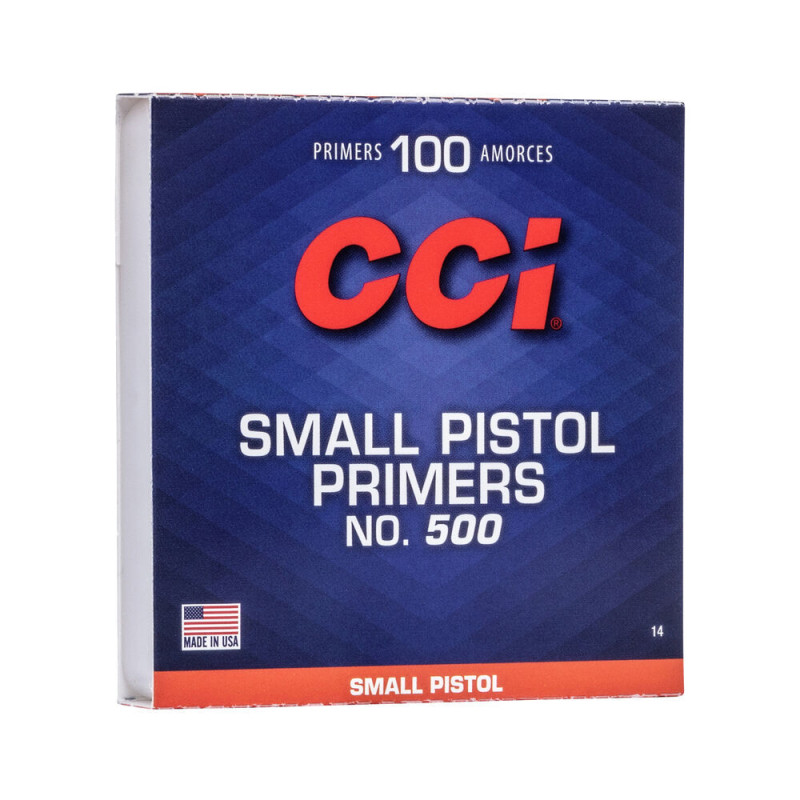 AMORCE CCI STANDARD SMALL PISTOL N°500
