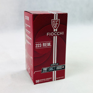 MUNITIONS FIOCCHI 223 REMINGTON 55GR X50 705561