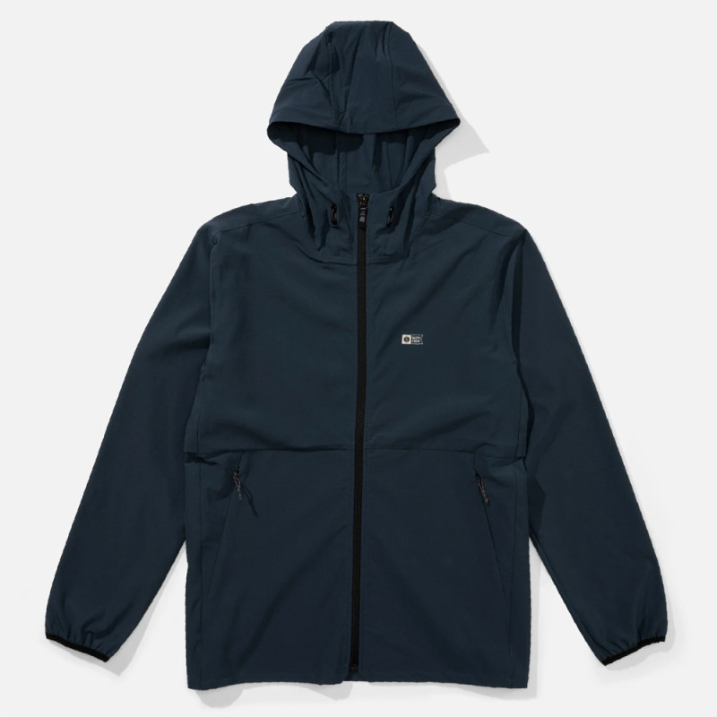 VESTE COUPE-VENT SALTY CREW STOWAWAY WINDBREAKER JACKET NAVY