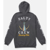 SWEAT A CAPUCHE SALTY CREW TAILED FLEECE CHARCOAL