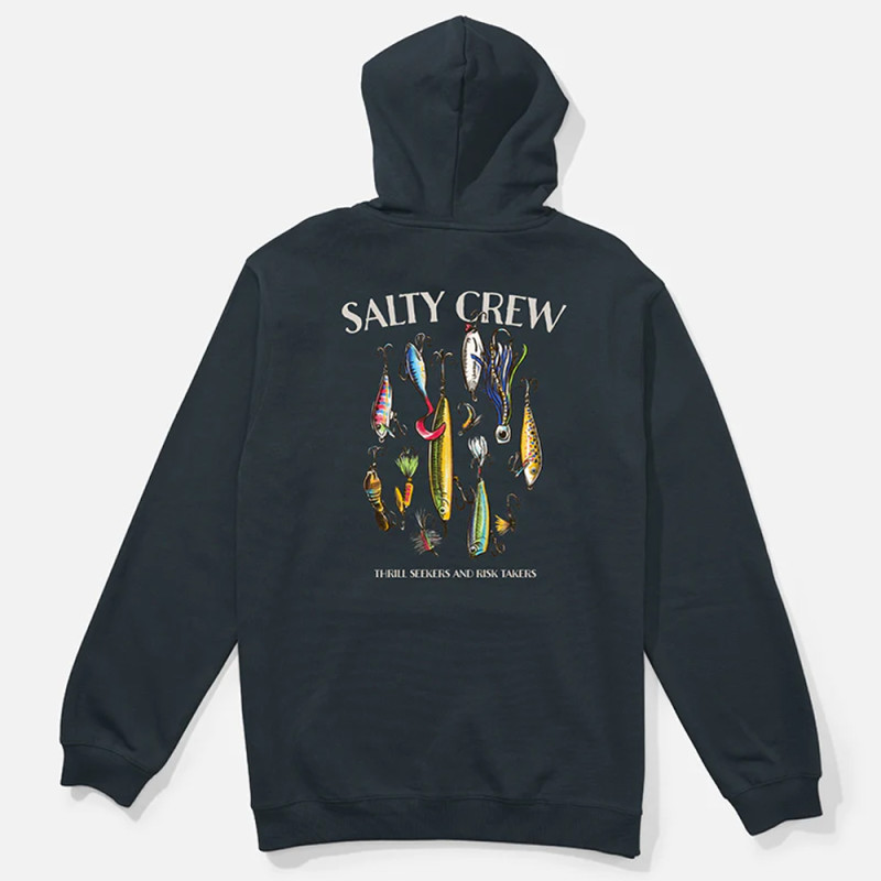 SWEAT A CAPUCHE SALTY CREW LURE GEAR FLEECE NAVY