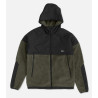 VESTE SALTY CREW SHIELD SHERPA DUSTY OLIVE