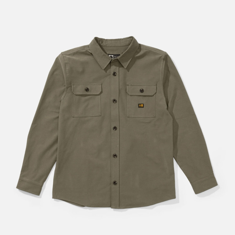 CHEMISE SALTY CREW MARINERS OVERSHIRT DUSTY OLIVE