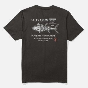 T-SHIRT SALTY CREW ICHIBAN BLACK