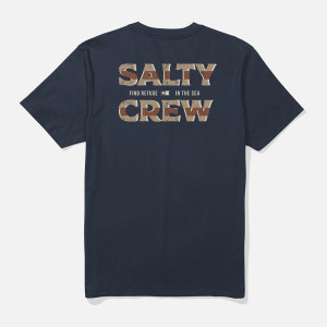 T-SHIRT SALTY CREW OFFSET NAVY