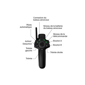 BATEAU AMORCEUR DEEPER QUEST AVEC SONDEUR CHIRP+ GPS