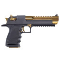 PISTOLET DESERT EAGLE ALU BLACK & GOLD 44 MAG 6" DE44BATG