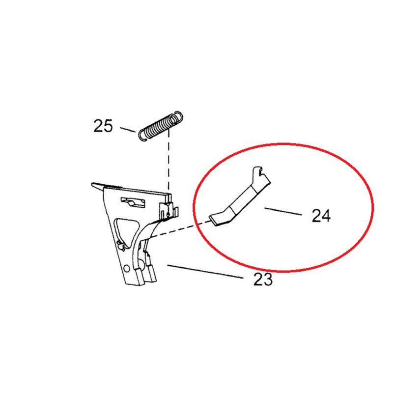 CONNECTEUR DE DETENTE GLOCK 721
