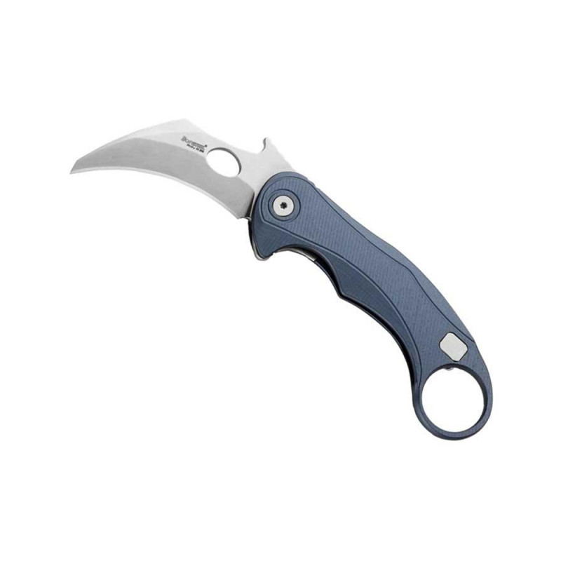 COUTEAU LIONSTEEL KARAMBIT L.E ONE MID BLEU