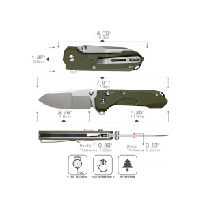 COUTEAU REMETTE COSMIC VERT RTCO-GM