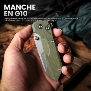 COUTEAU REMETTE COSMIC VERT RTCO-GM