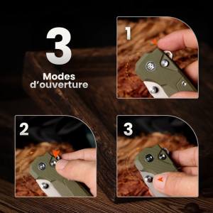 COUTEAU REMETTE COSMIC VERT RTCO-GM