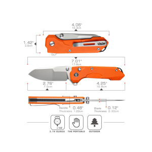 COUTEAU REMETTE COSMIC ORANGE RTCO-GO