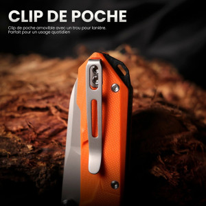 COUTEAU REMETTE COSMIC ORANGE RTCO-GO