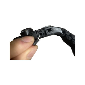 BRACELET DE SURVIE FRENDO EN PARACORDE NOIR