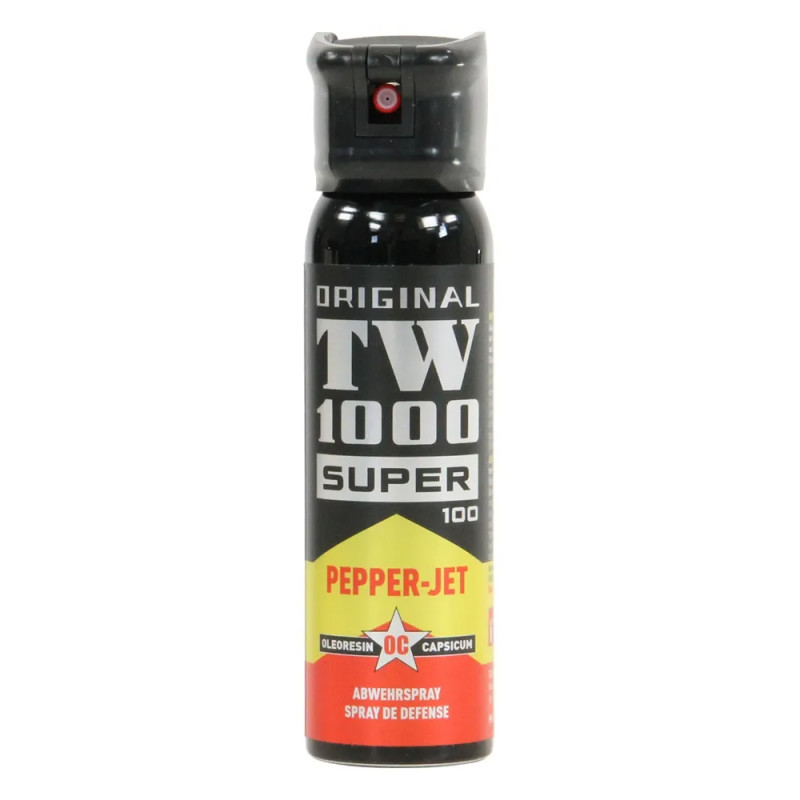BOMBE LACRYMOGENE POIVRE TW1000 PEPPER-JET SUPER 100ML