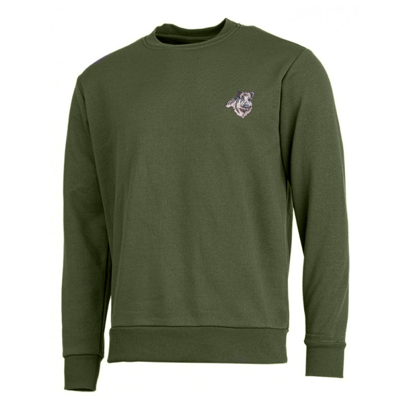 SWEAT ENFANT TREELAND KAKI SANGLIER