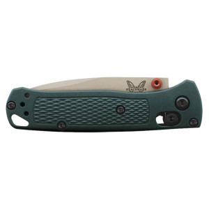 COUTEAU BENCHMADE MINI BUGOUT TAIGA GREEN