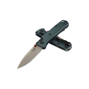 COUTEAU BENCHMADE MINI BUGOUT TAIGA GREEN
