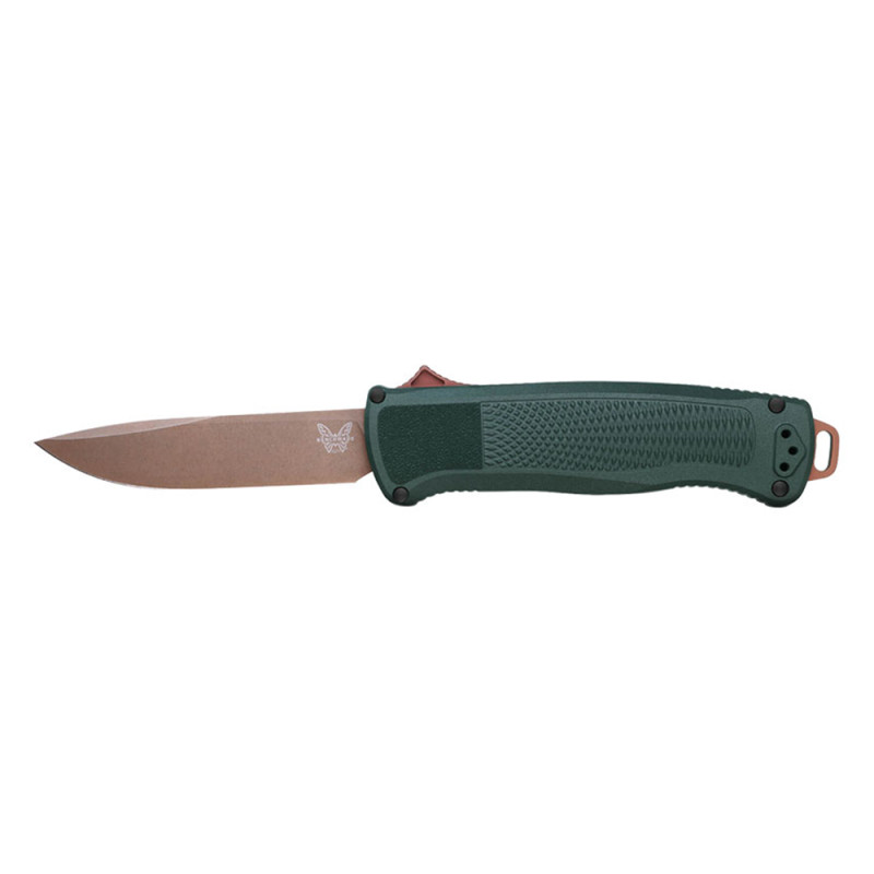 COUTEAU BENCHMADE SHOOTOUT TAIGA GREEN