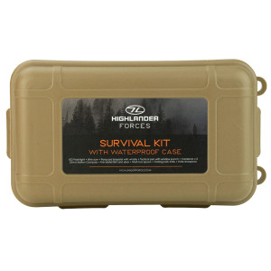 KIT SURVIE HIGHLANDER BOITE WATERPROOF