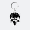 PORTE CLÉS PUNISHER NOIR
