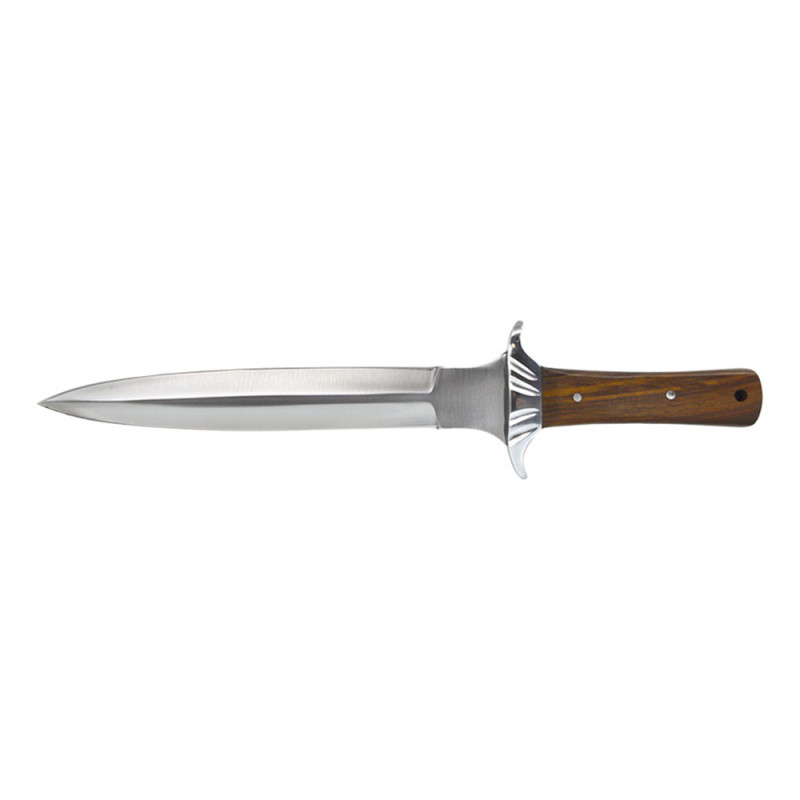 DAGUE VENERIE DOUBLE TRANCHANT BOIS DE ROSE