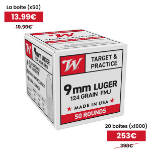 MUNITIONS WINCHESTER 9X19...