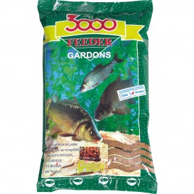 Amorce Sensas 3000 Carpe - Fine Mouture Beige, 1kg, Collant 4/5, Richesse 4.5/5