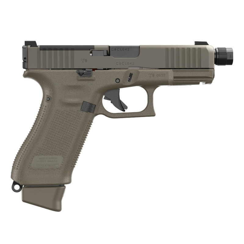 PISTOLET GLOCK 45 HUNTER ÉDITION MOS FILETE 9X19 75952