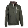 SWEAT SHIRT ZIPPÉ PERCUSSION AFFUT KAKI