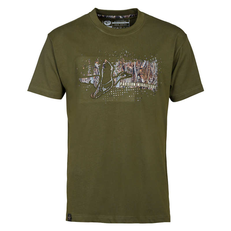 T-SHIRT PERCUSSION TONNE KAKI