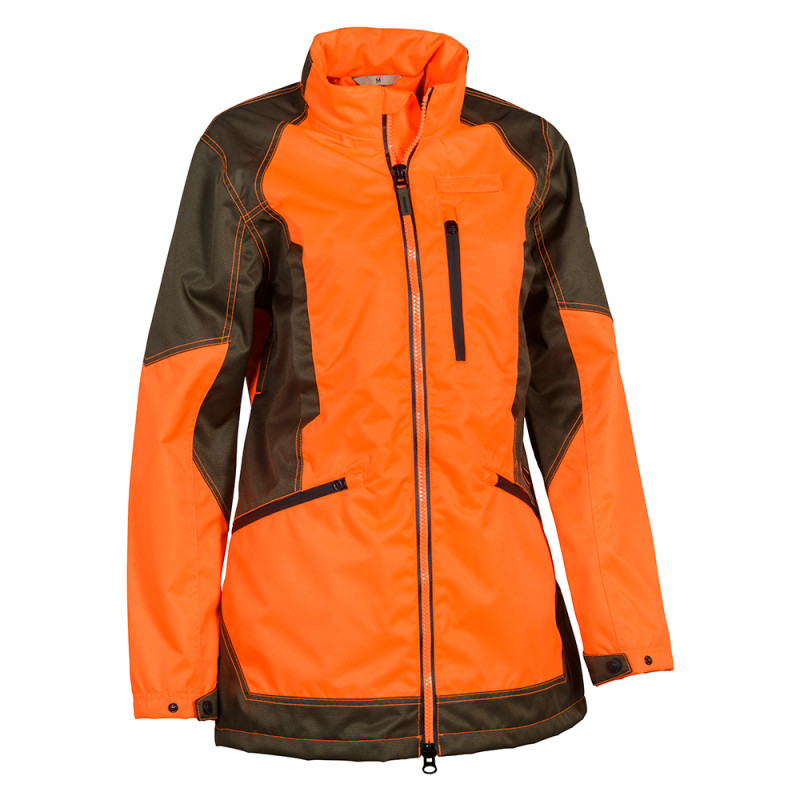 VESTE PERCUSSION MISS TRACK FEMME ORANGE/KAKI