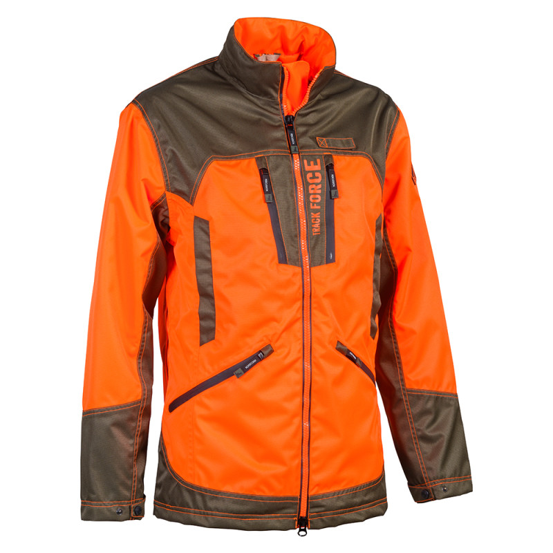 VESTE PERCUSSIN TRACK FORCE ORANGE/KAKI