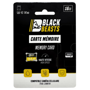 CARTE MICRO SD BLACK BEASTS 16GB