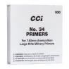 AMORCE CCI LARGE-RIFLE MIL-SPEC NO.34/7.62 PAR 100