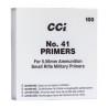 AMORCE CCI SMALL RIFLE MIL-SPEC NO.41/5.56 PAR 100