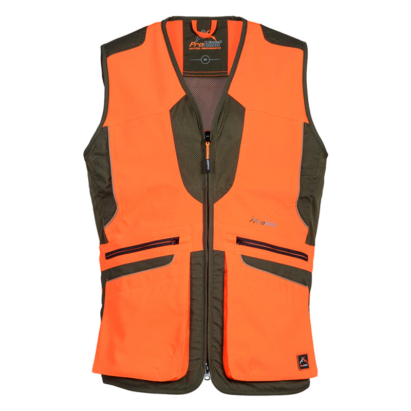 GILET PROHUNT SPRINGER ORANGE IBEX