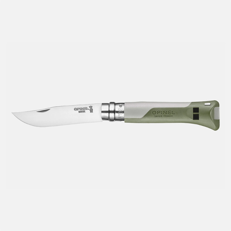 COUTEAU OPINEL N°08 HORIZON GRIS GALET ET KAKI