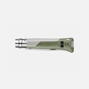 COUTEAU OPINEL N°08 HORIZON GRIS GALET ET KAKI