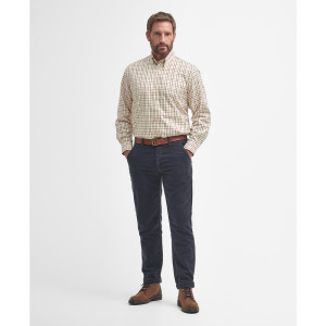 CHEMISE BARBOUR SPORTING REGULAR ROUGE/KAKI