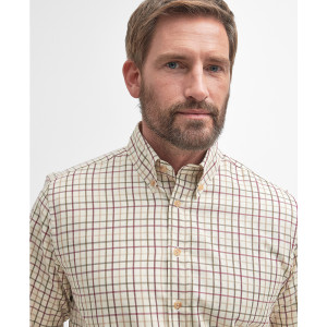CHEMISE BARBOUR SPORTING REGULAR ROUGE/KAKI