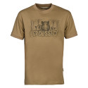 T-SHIRT PERCUSSION COMPAGNIE BEIGE