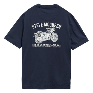 T-SHIRT BARBOUR B.INTL SMQ GRANGE GRAPHIC NAVY