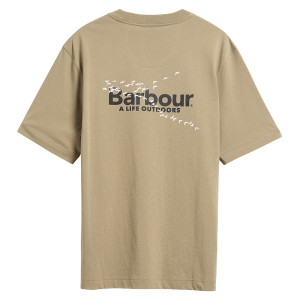 T-SHIRT BARBOUR FLY HOME RELAXED GRAPHIC MUSHROOM