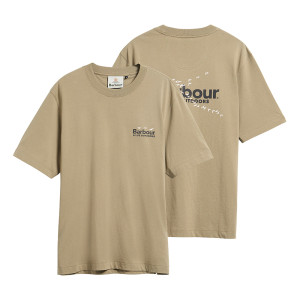 T-SHIRT BARBOUR FLY HOME RELAXED GRAPHIC MUSHROOM