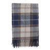 ÉCHARPE GALINGALE GREY MIDNIGHT TARTAN